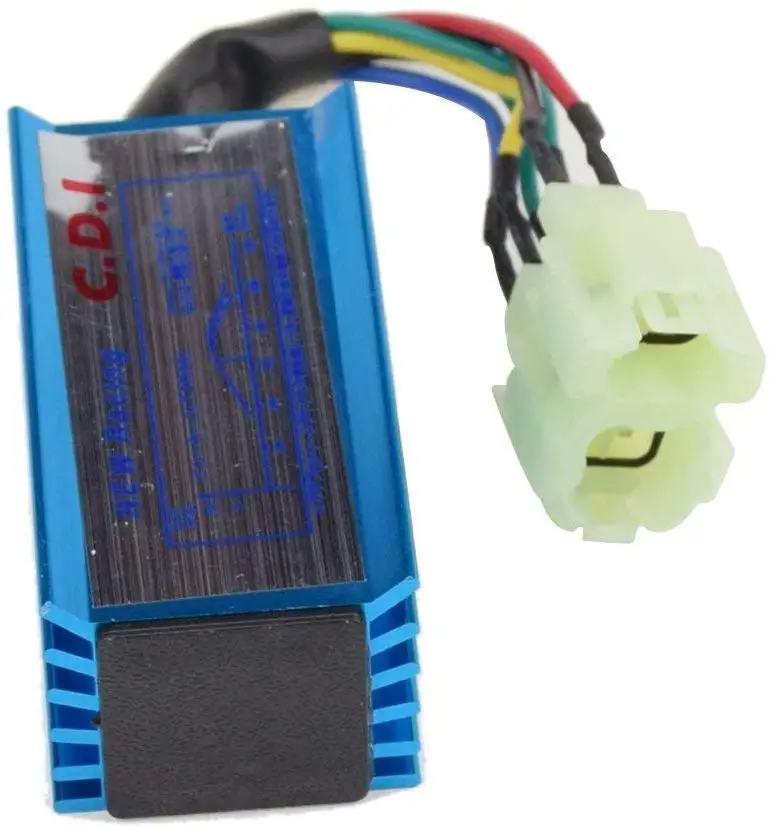Производительность Гонки 6 Pin AC CDI Коробка для GY6 50cc 139QMB 150cc 157QMJ Taotao Roketa Sunl Lance Wildfire китайский скутер мопед Go