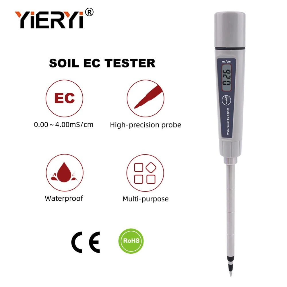 Yieryi Ec 316 Direct Soil Ec Tester Mini Digital Conductivity Meter Atc For Swimming Pool Drinking Water Aquarium Ph Meters Aliexpress