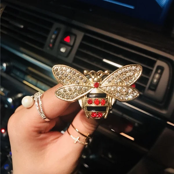 

Air Fresher Bee Car Fragrance Ventilator Perfume Clip Creative Car Decoration Female Fashion Car Accessories