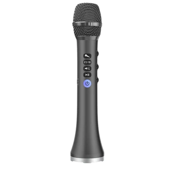 

L-698D Professional 20W Portable Wireless Bluetooth Karaoke Microphone Speaker With Big Power For Sing/Meeting(Black)