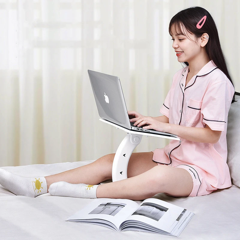 Adjustable Laptop Desk Stand Portable Multi Function Learning Reading Desk for Tv Bed Sofa Pc Notebook Folding Table