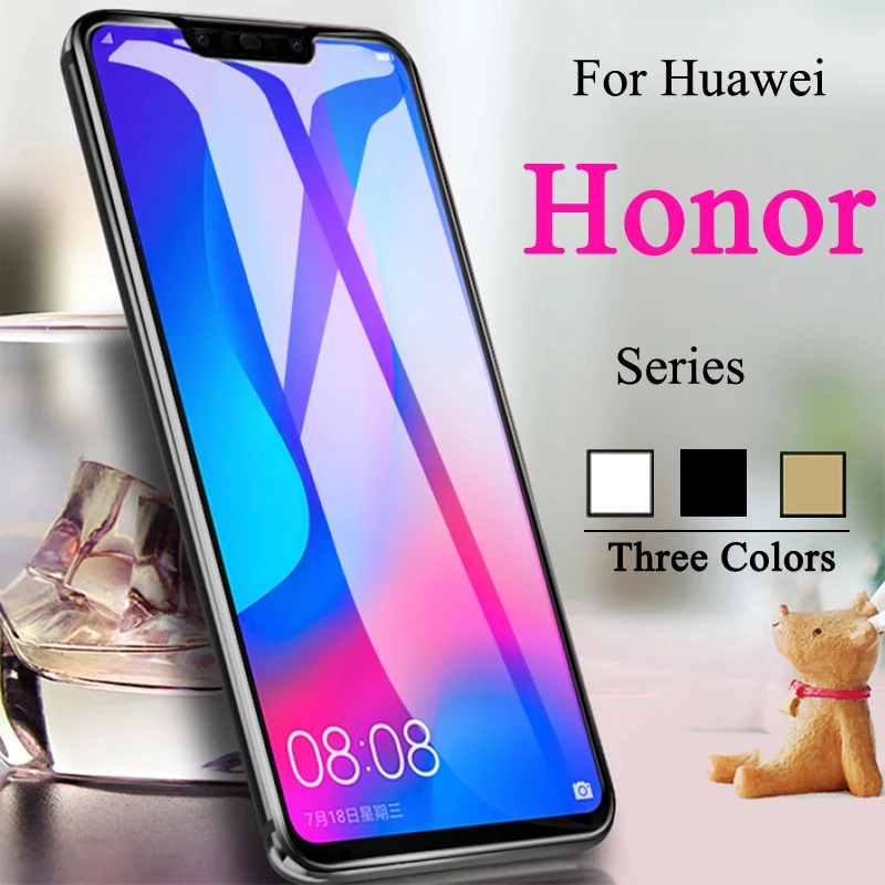 

Protective Glass Capas Sklo On For Huawei Honor 8 8c 8x 7x a c Max 9 10 Lite Huwei xonor c8 Light Temper Glas Screen Protector 9