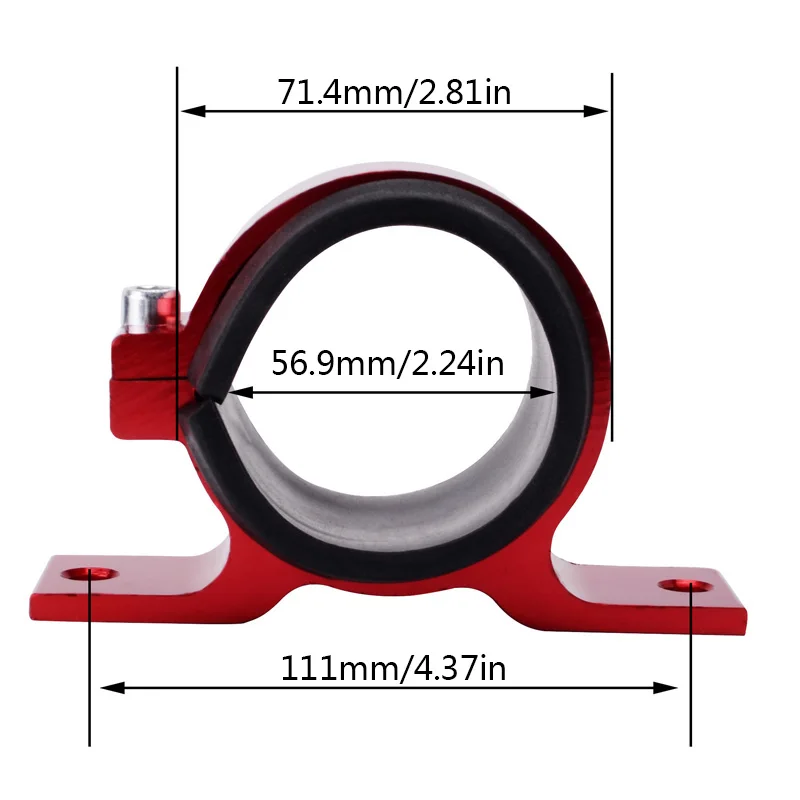Бесплатная доставка алюминиевый одинарный Кронштейн топливного