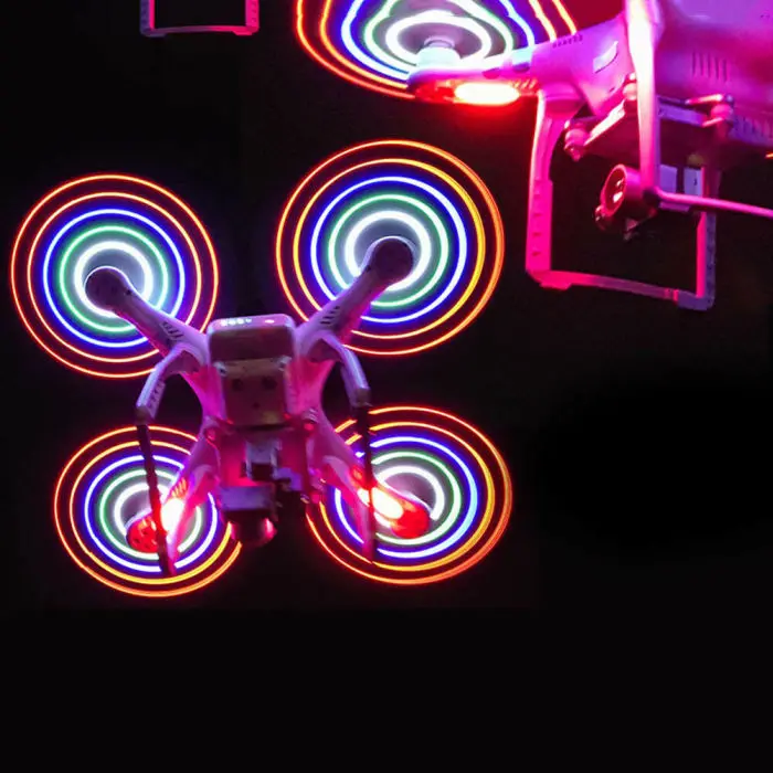 1 пара светодиодный Пропеллер для DJI Phantom 3 F450 Mi Drone 3DR SOLO 999