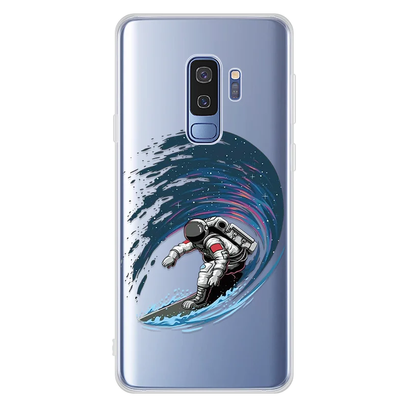 Прозрачный чехол для телефона samsung Galaxy S10 e Plus S10e S10+ S9 S8 Plus, милый Футляр с рисунком S10Plus S9Plus S8Plus - Цвет: 30