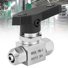 Прямой шаровой клапан 304 из нержавеющей стали, быстро скручивающийся клапан для водяных воздушных труб, Электрический магнитный клапан высокого качества