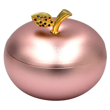 

K005 Creative Apple Aluminium Alloy Ashtray Cover Cigar Ashtray Mini Ash Tray with Lid Portable Ashtray Smoking Accessories