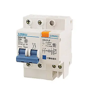 

AC 400V Double Pole Mini Earth Leakage Circuit Breaker