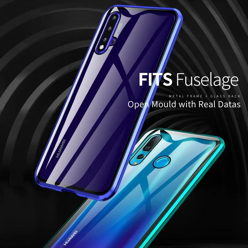 Металлический магнитный чехол для huawei P30 Pro mate 20 pro mate 30 Pro двусторонний чехол из закаленного стекла на магните чехол для P30 чехол