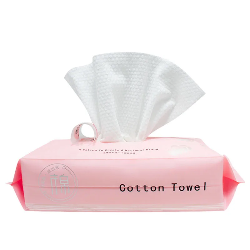 

Disposable Makeup Remover Washing Face 60 Pumping Cotton Pearl Cotton Wipe Dry and Dry Beauty Cleansing Towel