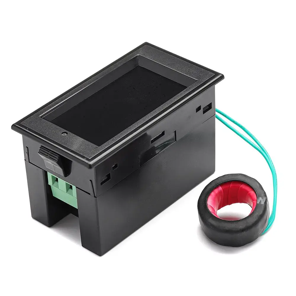 

100A AC 200-450V LED Digital Voltmeter Ammeter Power Energy Voltage Current Meter Charger Tester Detector Monitor