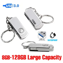 Большая рекламная акция, USB 3,0, 8 ГБ, 16 ГБ, 32 ГБ, 64 ГБ, 128 ГБ, 256 ГБ, водонепроницаемый металлический флеш-накопитель, флешка, карта памяти