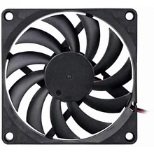 

Black Coolling Fan 80mm 5V 12V 24V, 80mmx80mmx10mm 8010 Sleeve Bearing DC Brushless Cooling Fan For Computer CUP Cooling Fan