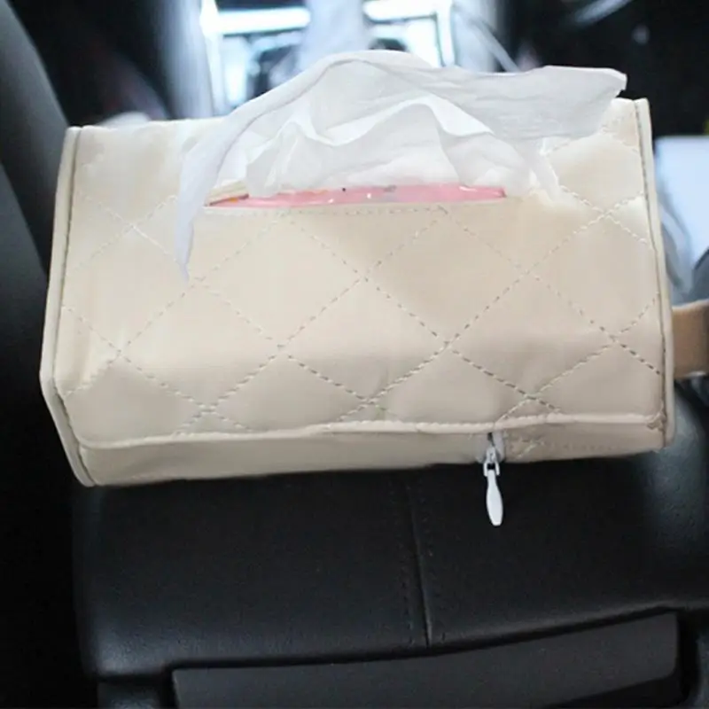 Кожаная Коробка для салфеток на заднем сиденье, держатель для салфеток, держатель для хранения 16,5*11*7 см, аксессуары