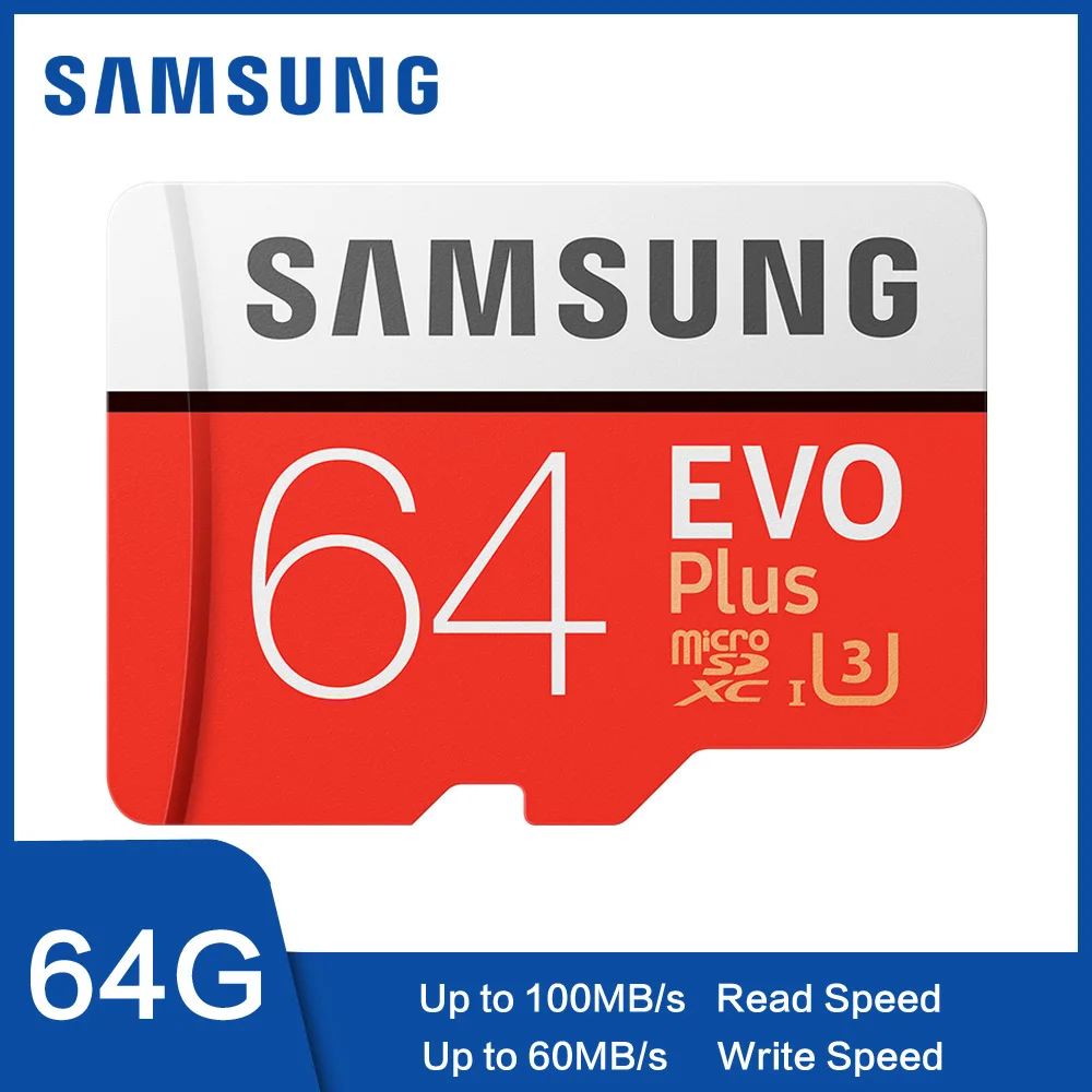 Карта памяти SAMSUNG Micro SD 512 ГБ 256 ГБ 128 Гб 64 ГБ 32 ГБ SDHC SDXC класс EVO+ класс 10 C10 UHS TF SD карты транс флэш Microsd