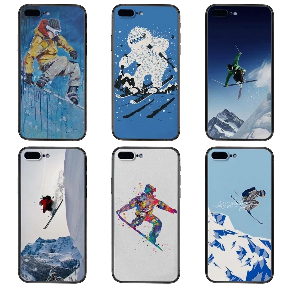 Best Price Snow Or Die Ski Snowboard For Huawei P50 P40 P30 P20 P10 Lite E Plus Pro P Smart Z 2019 2020 2021 Protector Phone | Мобильные