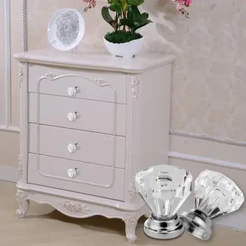 

Cabinets Pull Handles Diy Drawer Plastic Knobs Drawers Door Diamond