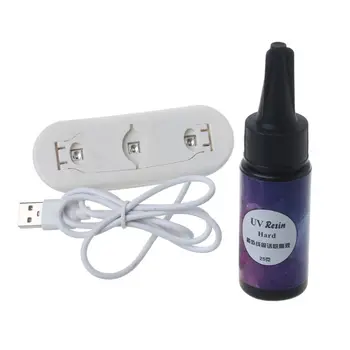 

25 g LED UV Resin & 6 W UV LED Lamp Dryer Kit Resin Mold Hard For Jewelry Making