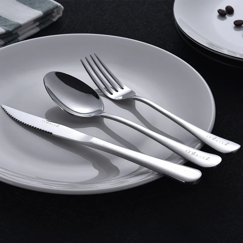 Onlycook Континентальный стейк столовые приборы набор столовая ложка Piece шт набор бытовой Западный набор посуды