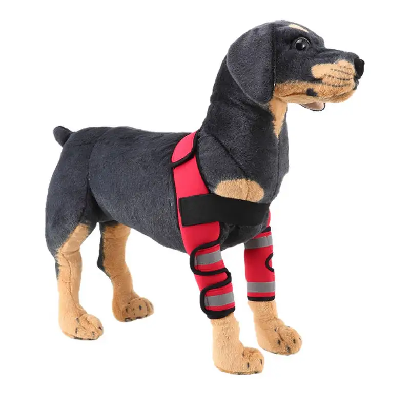 1 Pair Knee Pads Pet Protector Pet Joint Wrap Dog Support Brace for Dog Leg Dog Surgical Injury Fixed 1