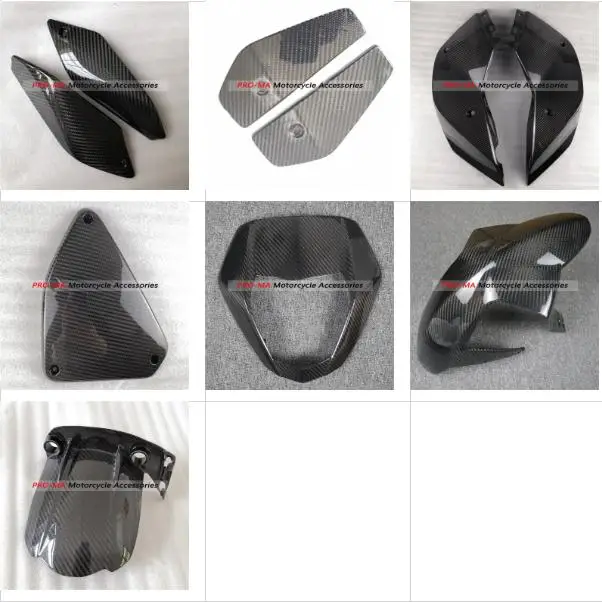 for KTM 690 Duke carbon fiber fairing kits in motorcycles - Цвет: black 7 fairing kits
