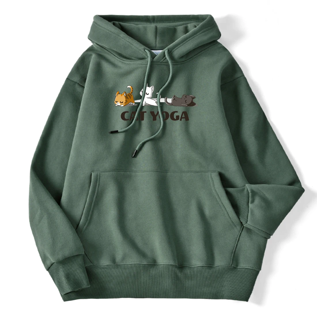 

Cat Print Hoodies Women's Autumn Winter Long Sleeve Fleece Warm Pullover High Quality New Fashion Brand Casual Sweatshirts Hoody