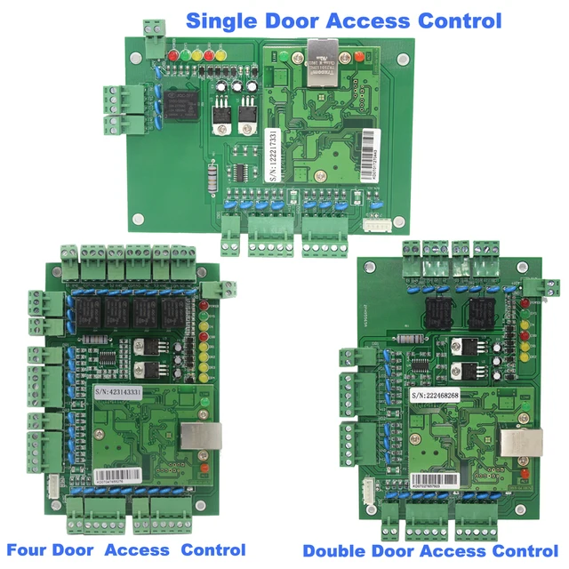 TCP/IP Wiegand 26 34 Door Access Control Panel Board for security solutions access control System 20000 Users Free Software 2