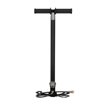 

High Pressure PCP Pump Four Stage Hand Operated Air Pump Butterfly Base 30mpa 4500psi HPA Tank Hunting Car Bicycle Air Refilling