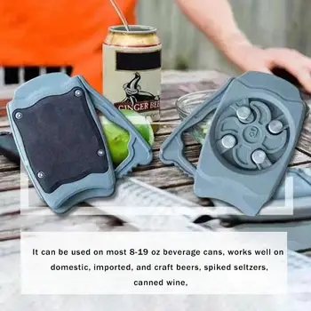 

Go Swing Universal Topless Can Opener The Easiest Can Opener Ez-Drink Opener Bottle Opener Topless Beer Can Opener