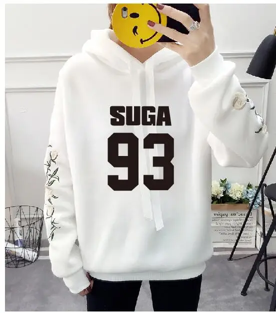 Новинка; kpop; модные толстовки jimin jung kook с капюшоном в готическом стиле Харадзюку; сезон осень-зима