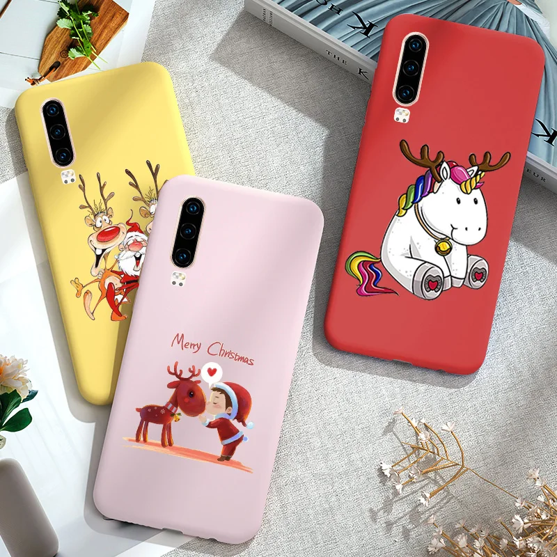 Рождественский Мягкий ТПУ чехол Honor 10 Lite для huawei Honor 8A 7A PRO 8C 8S 8X20 pro 20lite чехол для телефона силиконовый Новогодний подарок чехол