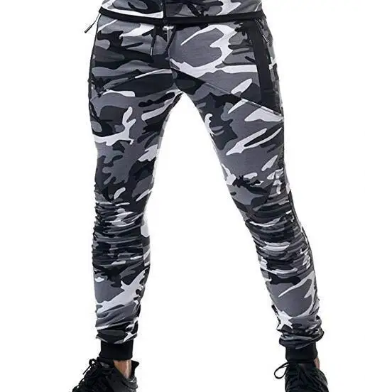 

2019 New Style Men Casual Camouflage Pants Fitness Pants Hot Selling Pleated Gymnastic Pants Men's K925-p35
