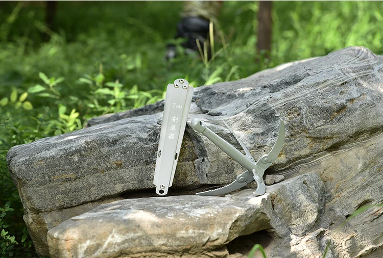 Faltbare Eisen Jäten Puller Angeln Anker Messer für Jäten Sharp Aquatische Pflanzen Remover Angeln Jäten Werkzeuge Angelgerät – Detail 27