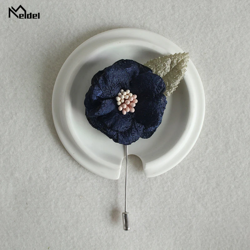 

Meldel Artificial Flower Wedding Corsage Pin Flowers Groom Boutonniere Decor Women Brooches Wedding Planner Prom Corsage Flowers