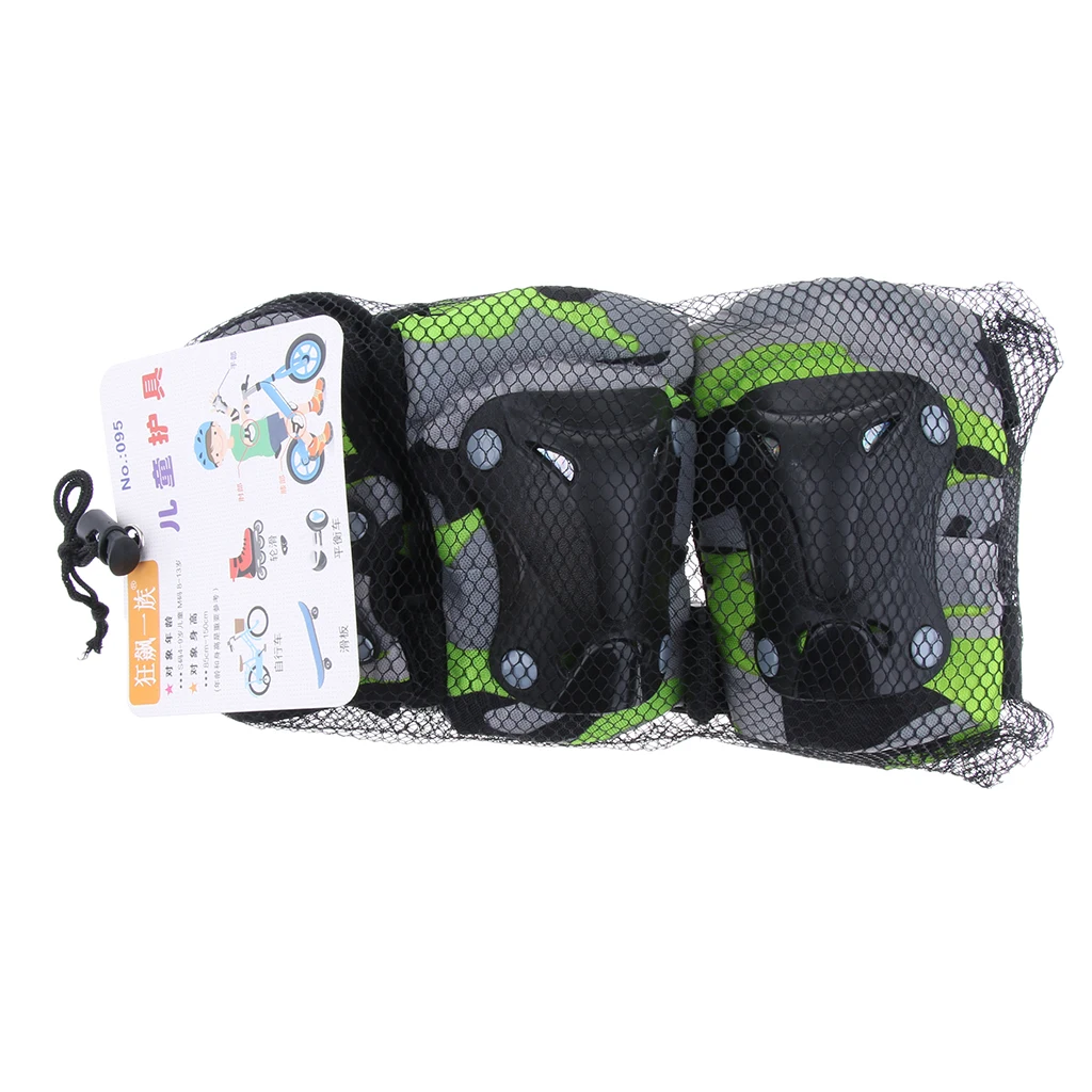 Kids Child Skating Scooter Protective Gear Knee Elbow Hand Pads Set Elbow & Knee Pads Sports Safety for Outdoor Sports 
