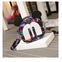 Новая мультяшная мини-сумка с Минни Микки Маусом, школьная сумка для детского сада, дорожная сумка-мессенджер для девочек, модная маленькая школьная сумка для детей