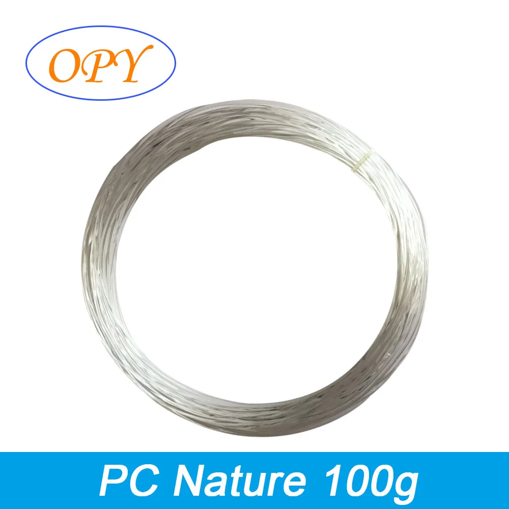 Transparent Polycarbonate 3D Printing Filament, 1.75mm, 1kg Spool