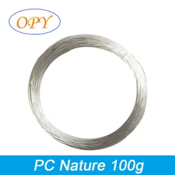 Transparent Polycarbonate 3D Printing Filament, 1.75mm, 1kg Spool (PC Nature 100g)