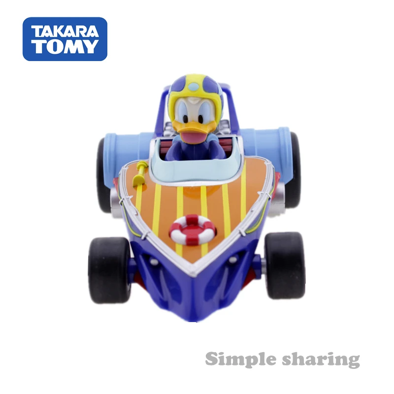Takara tomy tomica pixar disney junior Дональд Дак игрушка автомобиль-родстер Горячая поп миниатюрные детские игрушки забавные детские формулы куклы