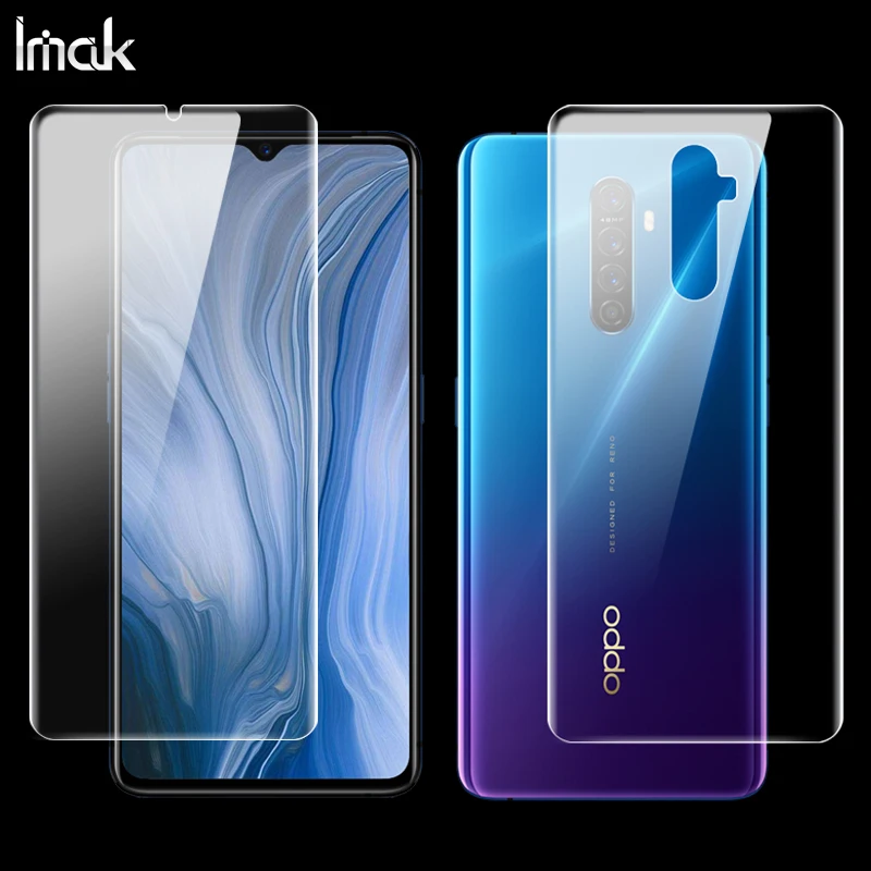 Imak Гидрогелевая пленка для Oppo Reno Ace задняя Передняя Задняя Защитная Прозрачная Олеофобная пленка