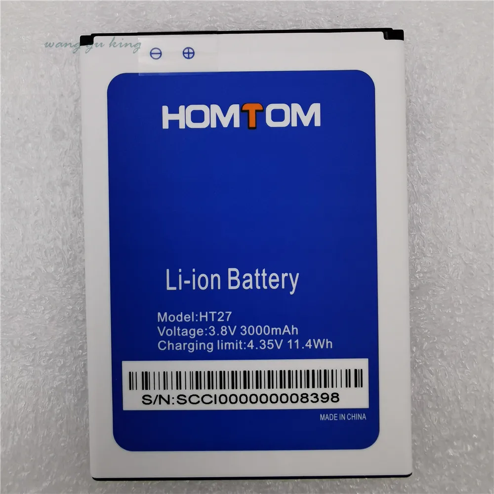 100% оригинальный новый 3000 мАч HT 27 Высокое качество Замена батареи для HOMTOM HT27 Bateria