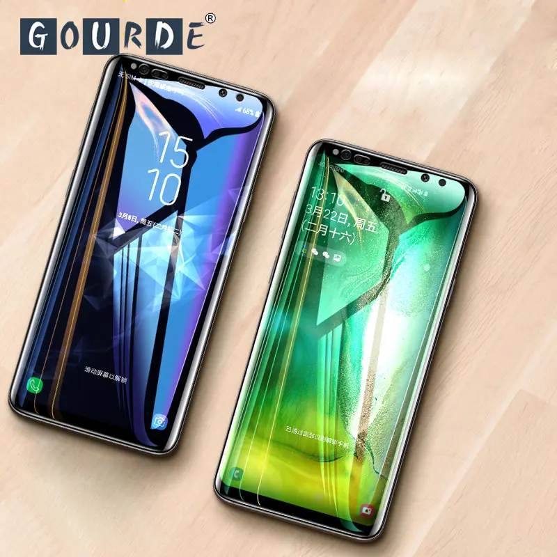 Gourde 9D Закаленное стекло пленка для samsung Galaxy Note 8 9 S9 S8 Plus S7 Edge полный закругленный протектор экрана для samsung S10 8 9