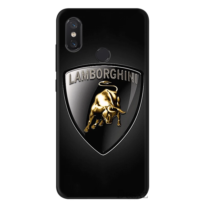 Чехол для телефона xiaomi Redmi Note 6 7 8 Pro 5 5A 4X Prime, милый чехол с логотипом Lamborghini - Цвет: B5