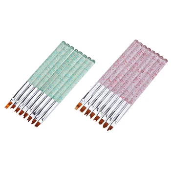 

8pcs/set Nail Flower Pen Head Set French Pen Gradient Pen Petal Pen Nail Tools