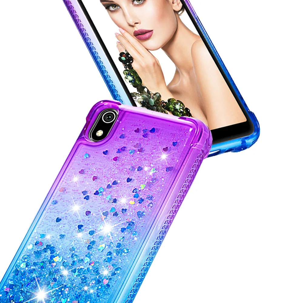 Жидкий чехол для Xiaomi Redmi 7A зыбучий песок блестящий чехол для Xiomi Redmi 7A Redmi7a ударопрочный ТПУ чехол Xaomi Redmi 7A защитный чехол