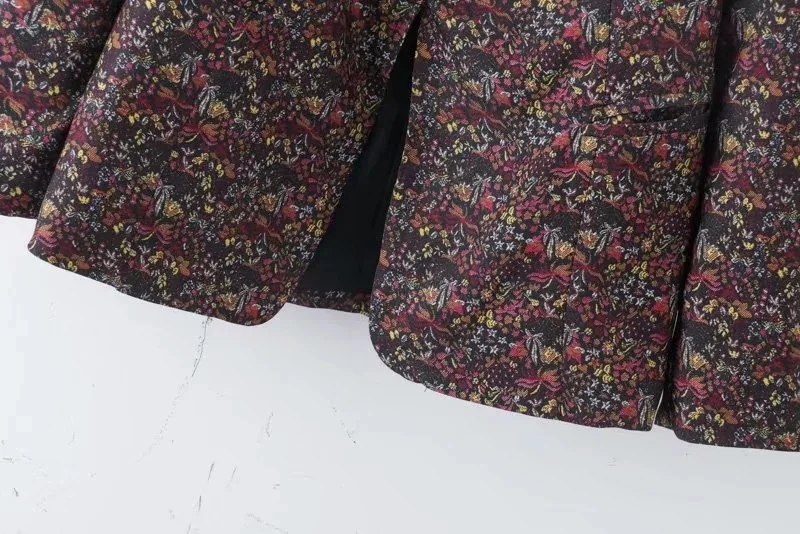 AliExpress Ebay2018 осень и зима стиль Европа и Америка женское платье с принтом костюм пальто версия моды