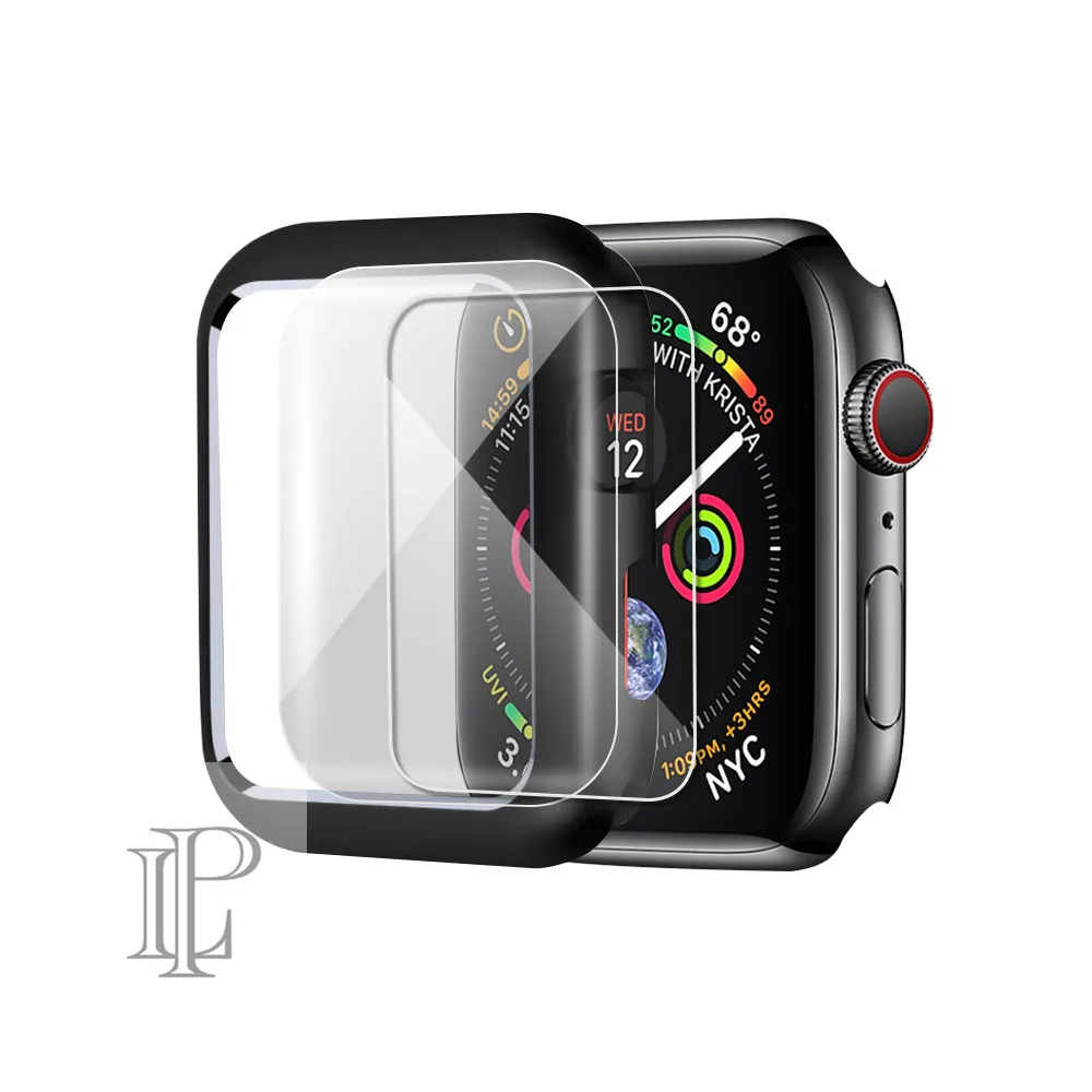 Магнитная Крышка для apple watch case apple watch 4 3 44 мм/42 мм iwatch band 40 мм/38 мм Защитная пленка для экрана