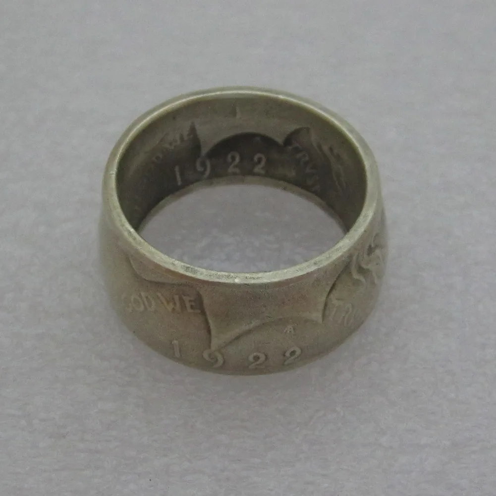 Two Face Peace Coin Ring Handcrafted Ring