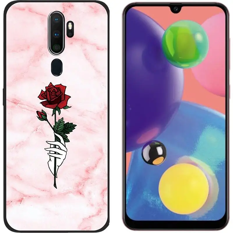 Picture 11 Противоударный чехол-накладка для телефона OPPO A9 /A11/A5, цветной чехол для телефона из ТПУ, модный силиконовый чехол - Цвет: Picture 11