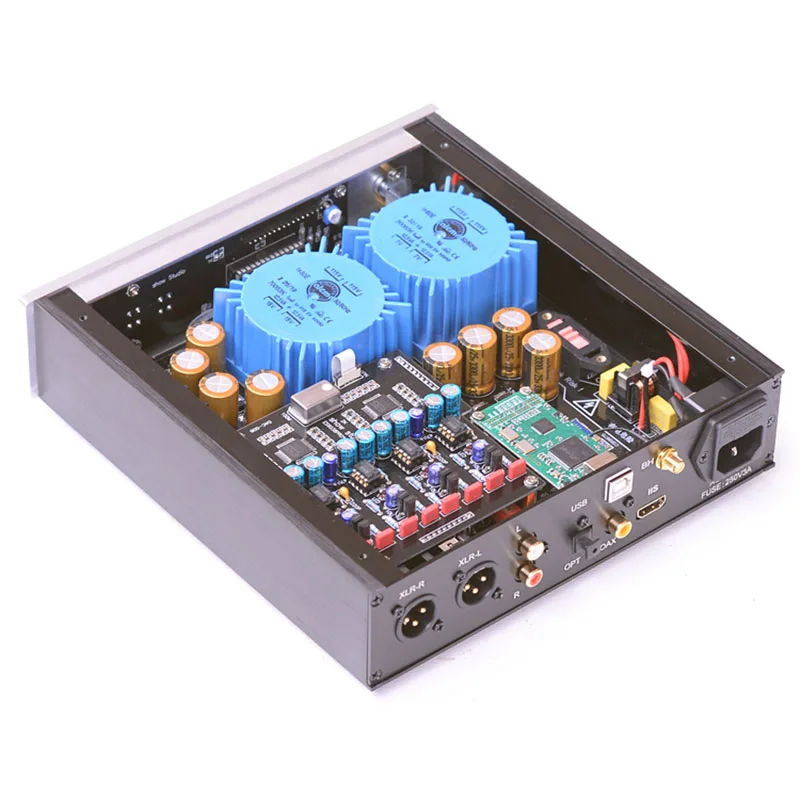 2ES9038PRO DAC аудио декодер Bluetooth 5 0 APTX HD IIS поддержка Amanero XMOS DSD OLED дисплей коаксиальный